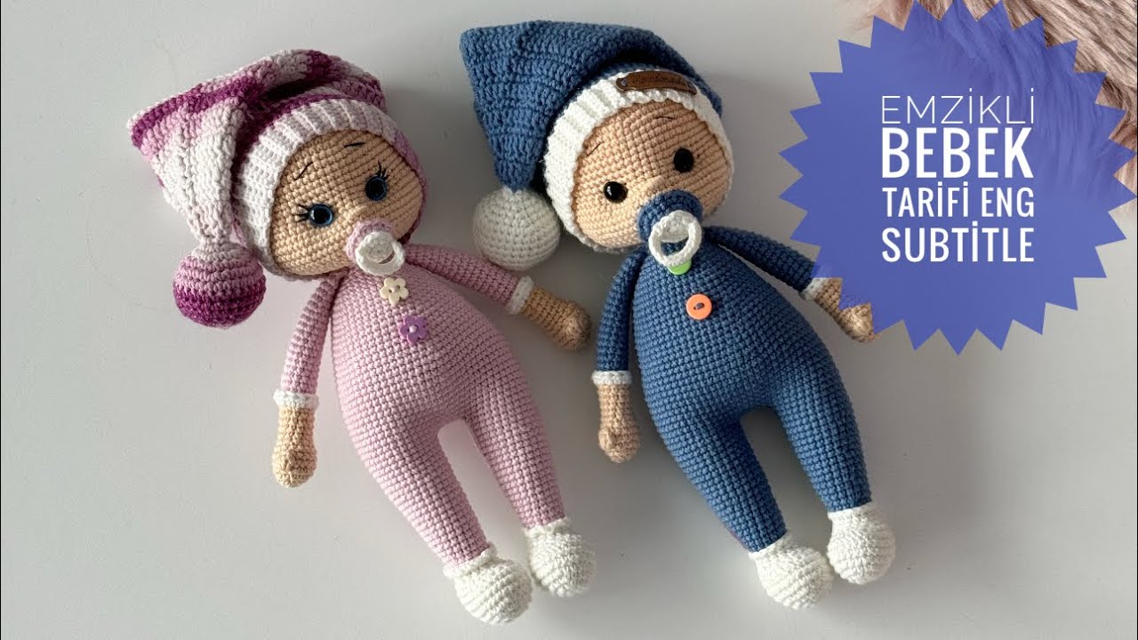 Amigurumi bebek yapımı 1/3💕Eng subtitle (legs,Bacak)#amigurumitutorial, #emziklibebek#amigurumibaby