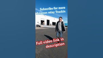 Not Today Buddy! Amazon Relay live load pickup.