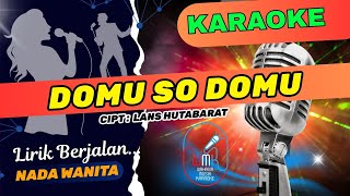 KARAOKE ORIGINAL-DOMU SO DOMU-NADA-WANITA
