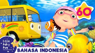 Roda Bis di Bawah Laut | Kartun \u0026 Lagu Anak Populer | @Little Baby Bum Bahasa Indonesia