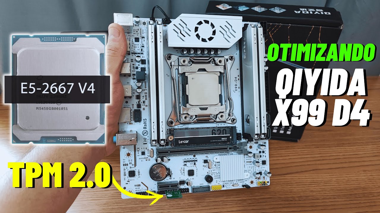 OTIMIZANDO A "NOVA" QIYIDA X99 D4 + XEON 2667V4! TIMINGS, ENERGIA, HIBERNAR E FPS