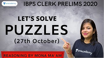 50 Days (27th October) - Lets Solve Puzzles With Timer by Mona Choudhary