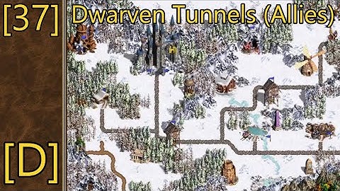 HoMM3: Dwarven Tunnels (Allies) | "D" Scenarios [37th of 160] | 200% Difficulty, No Save-scumming