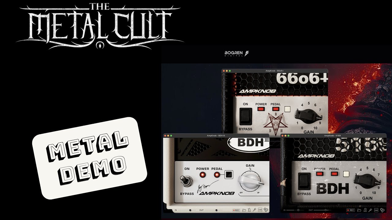 Bogren Digital AMP KNOB Demo (Legends of High Gain) YouTube