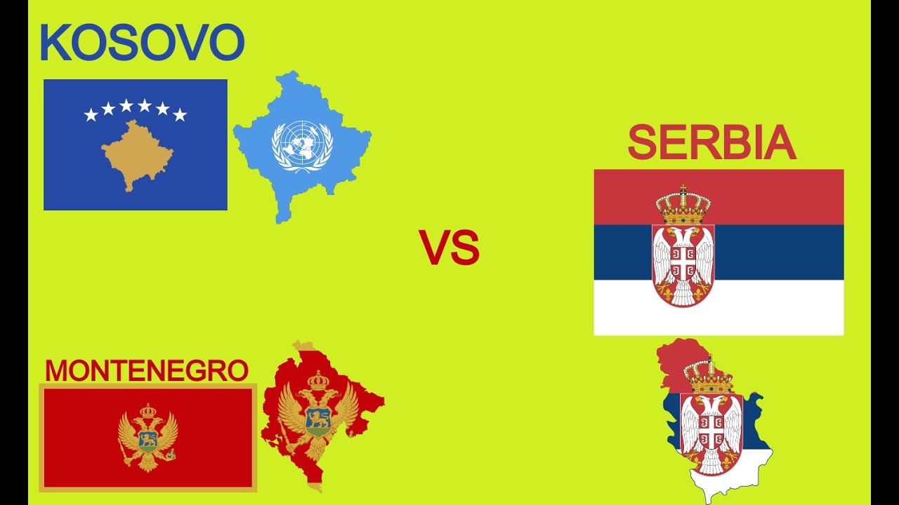 Kosovo and Montenegro vs Serbia - YouTube