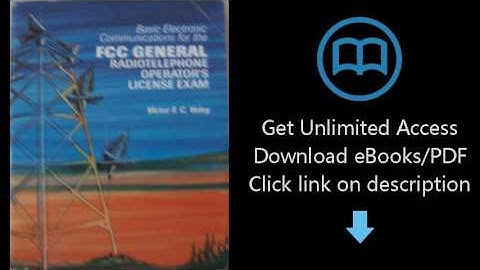 Download Basic Electronic Communications for the Fcc General Radiotelephone Operator