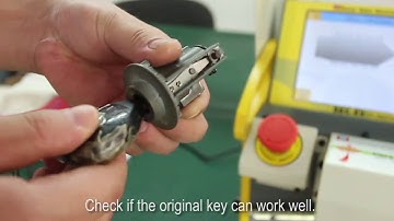 【Kukai Sec E9】How to Cut Toyota Car key TOY43 Latest Version