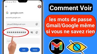 Comment voir votre mot de passe Gmail si vous l'avez oublié 2023 |Comment voir le mot de passe Gmail