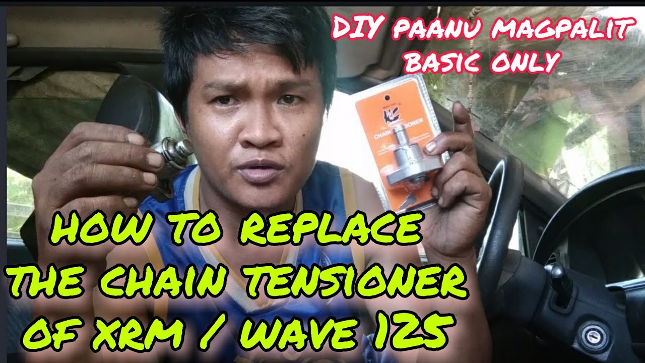 HOW TO  INSTALL CHAIN TENSIONER  OF HONDA XRM 125 ,HONDA WAVE 125 / Papachad TV