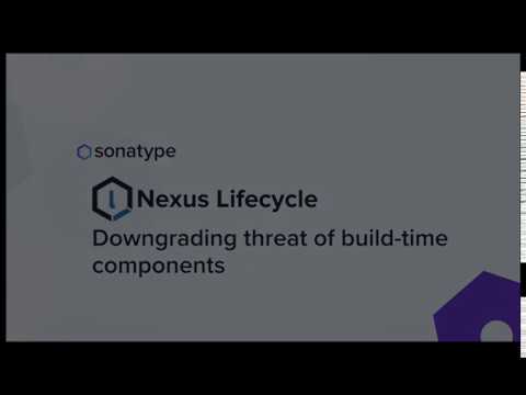 Nexus Lifecycle Downgrading