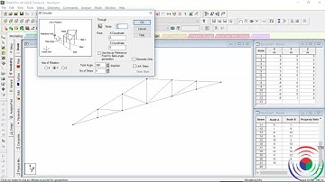 STAAD Pro:- How to use Circular Repeat or 3D Circular in STAAD Pro