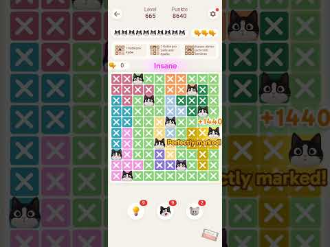 【Meowdoku!】レベル661〜670の攻略手順と確定マスを見つける論理的解法