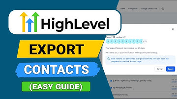 Contacten exporteren vanuit GoHighLevel - Eenvoudige handleiding
