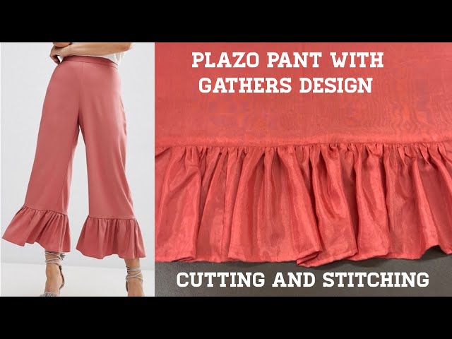 Latest Palazzo Pant Design🖤🖤 Watch it making on my  and Facebook  page #palazzodesign #sewing #reetdesignsvideos #stitchin