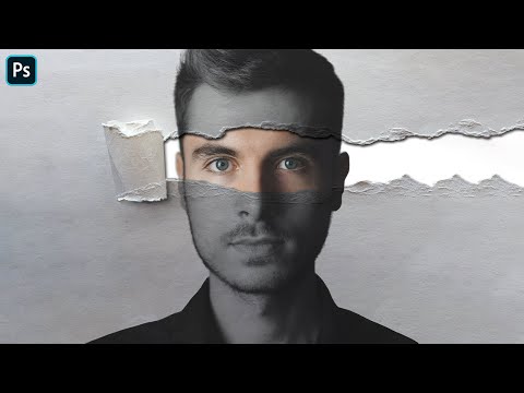 Torn Paper Portrait