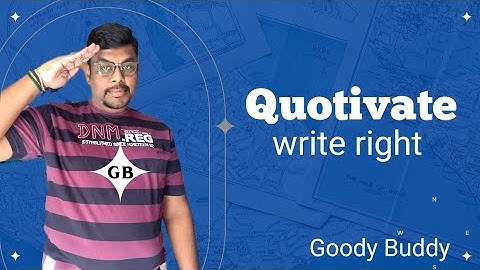 Quotivate - write right