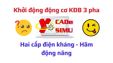 ✅MẠCH KHỞI ĐỘNG ĐỘNG CƠ CẢM ỨNG 3 PHA QUA 2 CẤP ĐIỆN KHÁNG - ĐẢO CHIỀU QUAY - HÃM ĐỘNG NĂNG