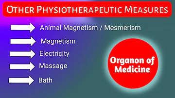 Other Physiotherapeutic Measures - Mesmerism, Massage, Magnetism, Bath, Electricity