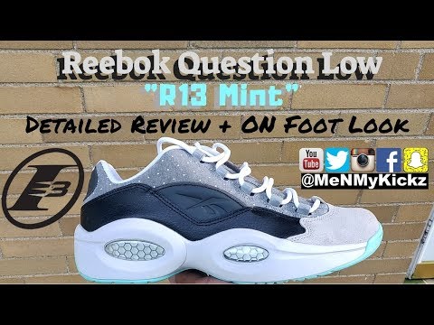 reebok question low mint