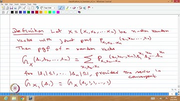 Probability generating function and Moment generating function #swayamprabha #CH38SP