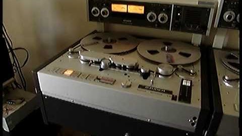 Studer A80 Reel to reel master recorder