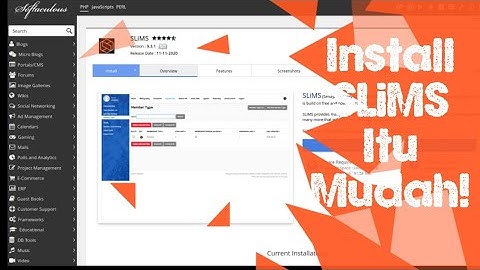 Cara Install SLiMS secara Online Tanpa Coding di cPanel | Dunia Perpustakaan GROUP