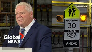 Doug Ford introducing legislation to ban speed cameras in Ontario