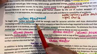 IELTS WRITING TASK 2 ESSAY | NUCLEAR TECHNOLOGY | ENERGY DEMANDS | SYNONYMS & VOCABULARY