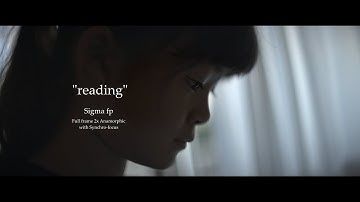 Sigma fp 12bit RAW: Full frame 2x Anamorphic: "reading" - synchro-focus test