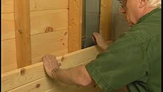 How to Install Knotty Pine Paneling