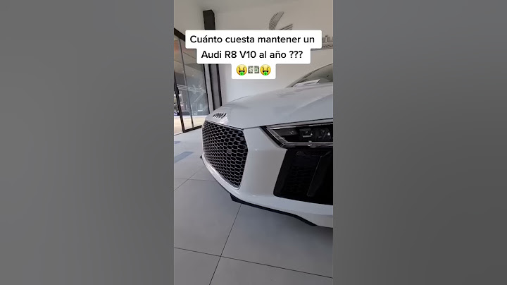Cuánto dinero cuesta mantener un Audi R8 V10 ??? 🤑💵🤑