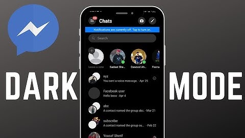 How to Enable Dark Mode on Facebook Messenger in 2023 | Messenger Dark Mode