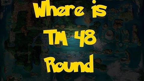 Where Is: TM 48 - Round (Pokemon Alpha Sapphire/Omega Ruby)