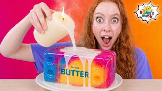 we made viral squishy wax toys