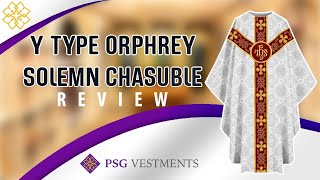 Gothic Chasuble Vestment with Y Type Orphrey
