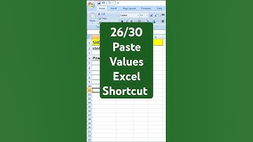 26/30 Paste Values Excel Shortcut, Very Useful Excel tip #exceltricks #exceltutorial