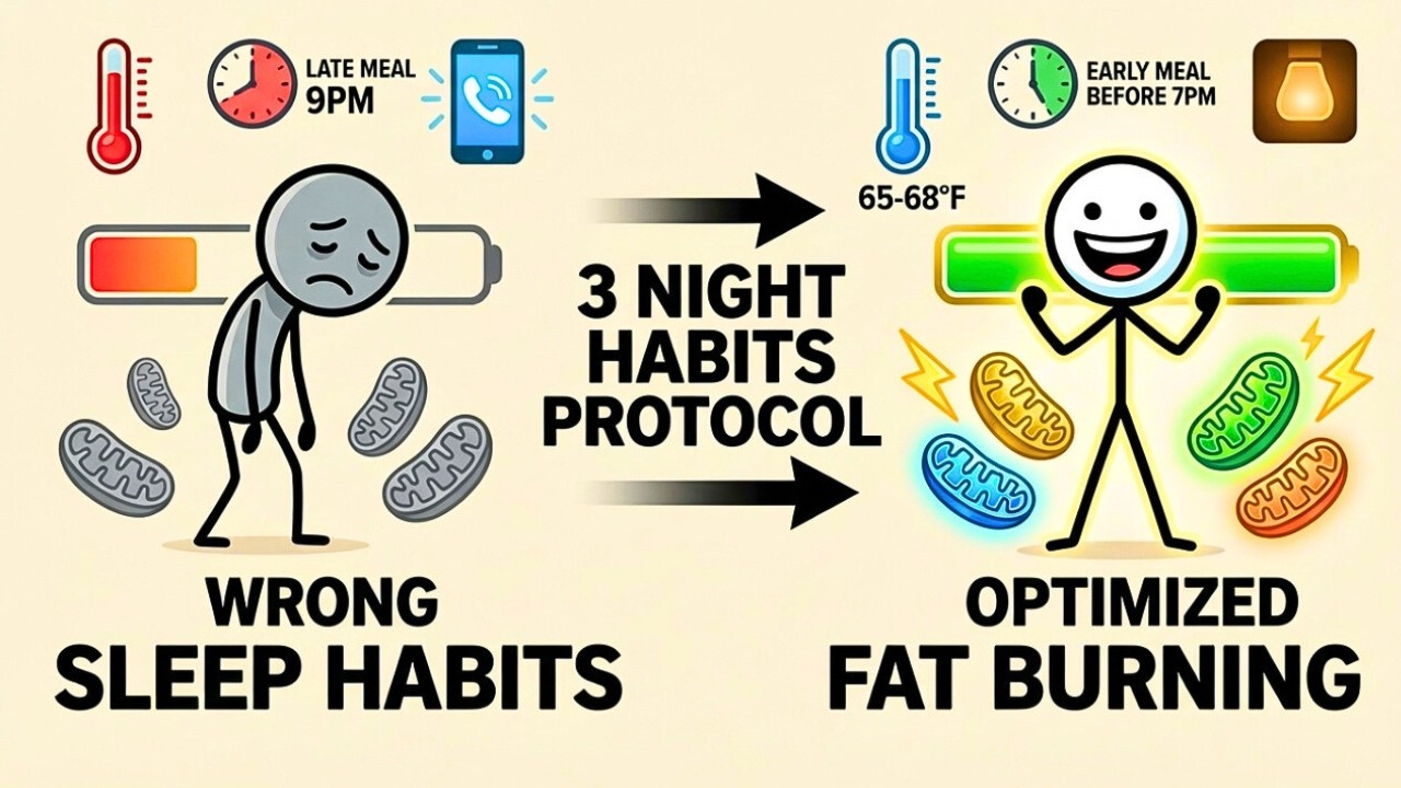 Fat Burning While Sleeping: 3 Night Habits That Change Your Metabolism