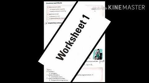 Gulmohar(Grammar and Language Skills) worksheet 1-class7