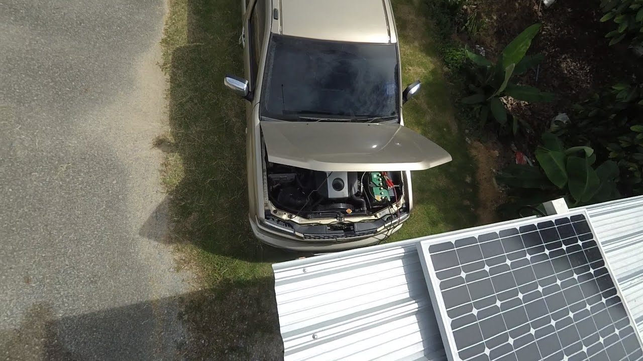 โซล่าเซลล์ชาร์จรถยนต์ Solar cell charge car battery