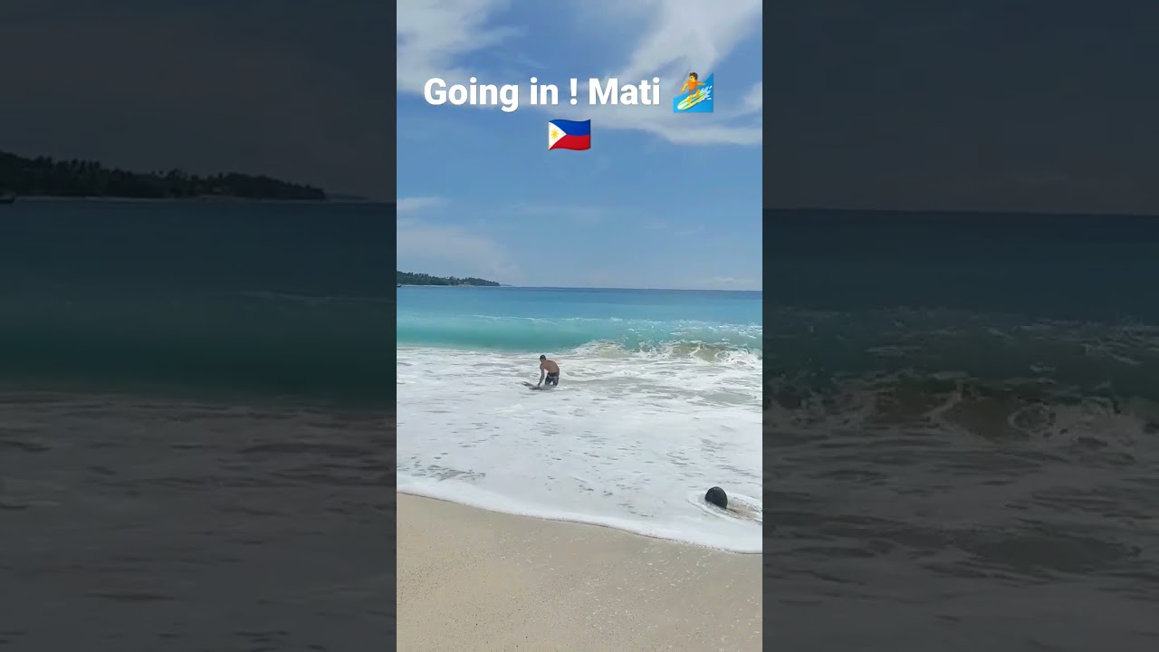Going in the blue ! Mati surf spot Davao Philippines