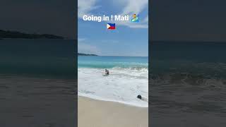 Going In The Blue Mati Surf Spot Davao Philippines