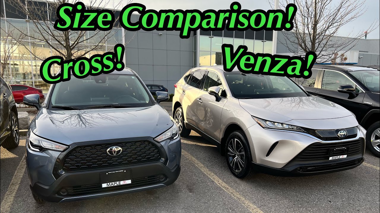 Is the NEW 2022 Toyota Corolla CROSS bigger than the Venza hybrid ...