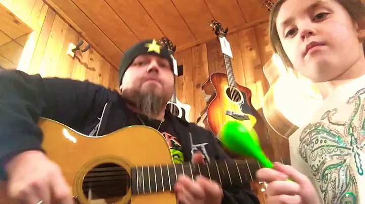 Jamming on an Eric Clapton Signature Martin at Guitar Center...