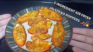 Crispy Air Fryer Jalepeno Poppers Recipe - Only 5 Ingredients
