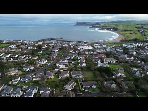 Ballycastle 360 drone video from new school site, Dec 24 by Glenshesk Ballycastle