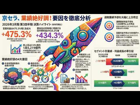 【26/2/2発表】京セラ_決算分析