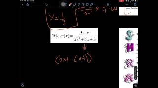 Rational Functions l W/ Shratey (Review part 2)