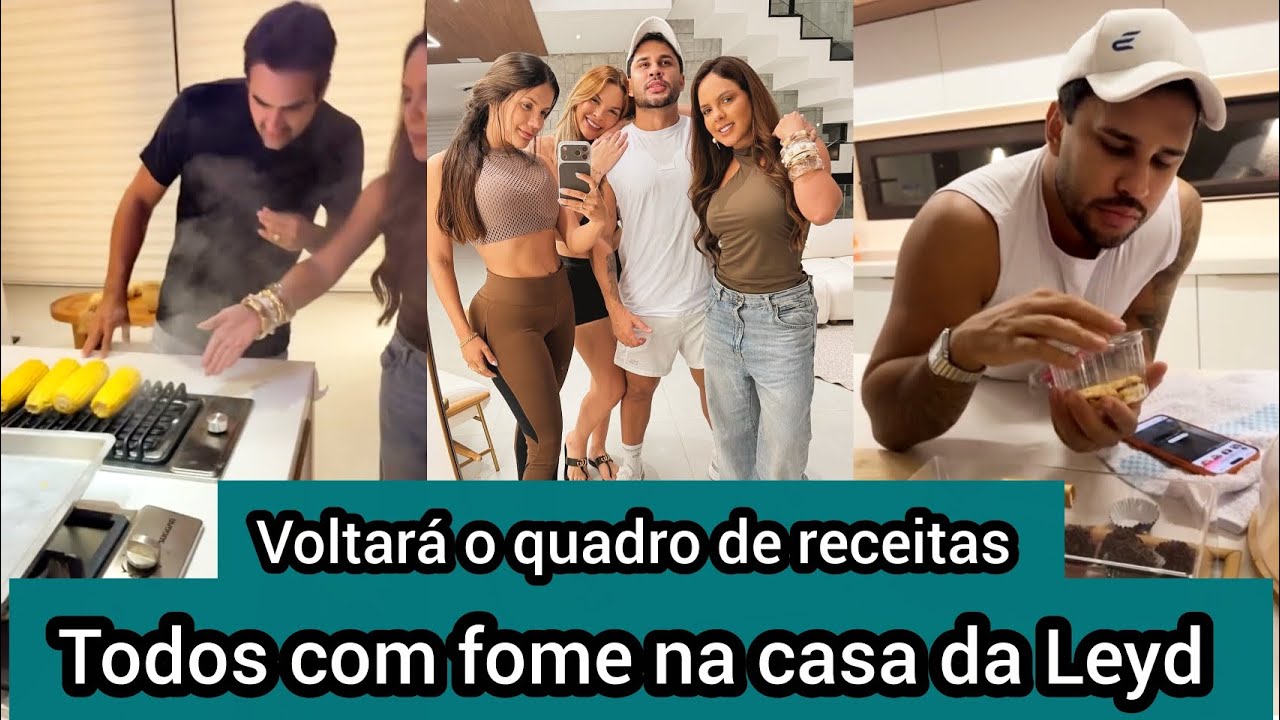 Lucas Guimarães sai da academia pra ir comer na casa da amiga Leyd e irá voltar a cozinhar 