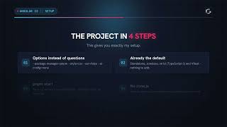 Create the project with ng new – Angular step by step in 60 seconds