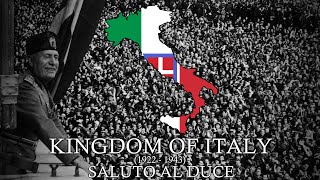 Video thumbnail of ""Saluto al Duce" - Italian Fascist Propaganda Song (1936)"